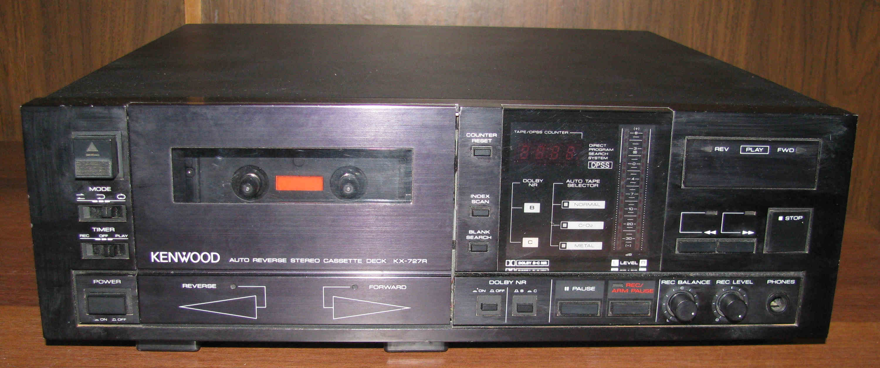 vintage Hi-Fi Cassette deck Kenwood KX-727D